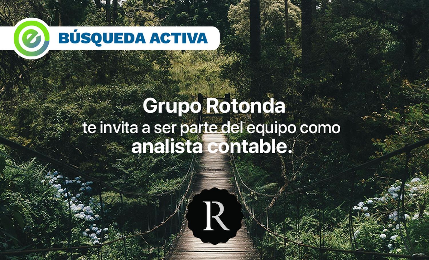 Grupo Rotonda te invita a ser parte del equipo como analista contable.