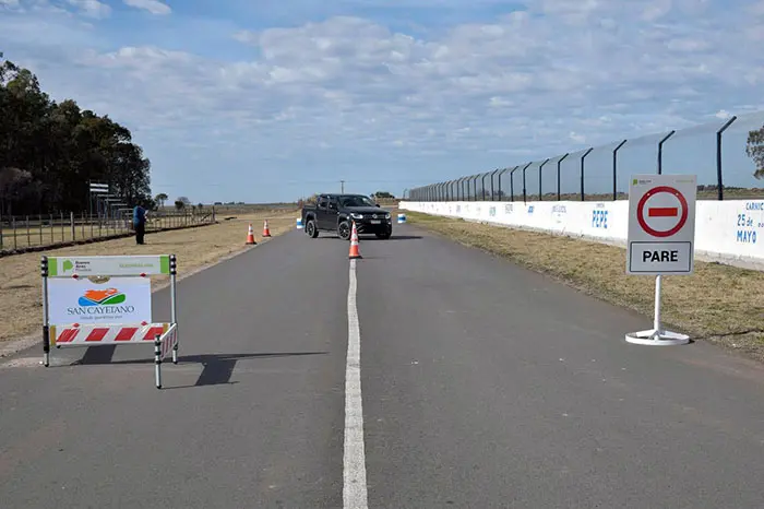 Se realizan pruebas de manejo en el autódromo de San Cayetano