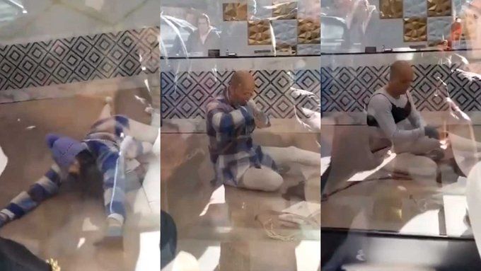 Las imágenes del sujeto se volvieron viral