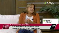 El club de teatro inauguró su nueva sede en la esquina de Roca y Marconi