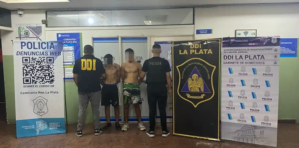 Los detenidos tienen 25 y 28 años y cuentan con un amplio prontuario delictivo.