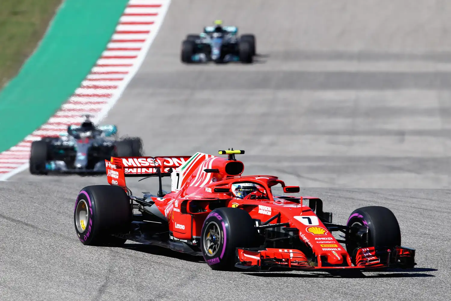 En Estados Unidos, el triunfo fue de Raikkonen