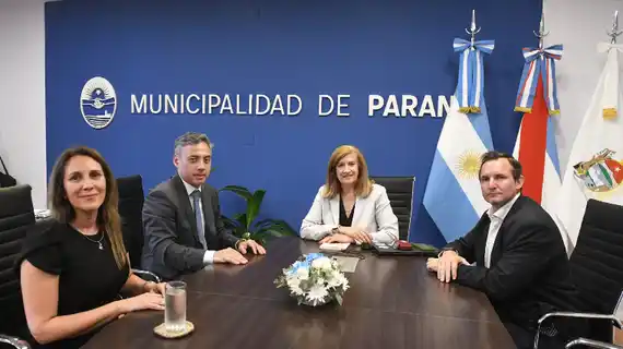 La intendenta de Paraná Rosario Romero recibió al cónsul adjunto en Miami, José Emilio Grande Pérez