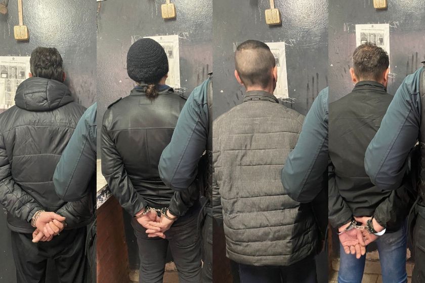 Cuatro detenidos.