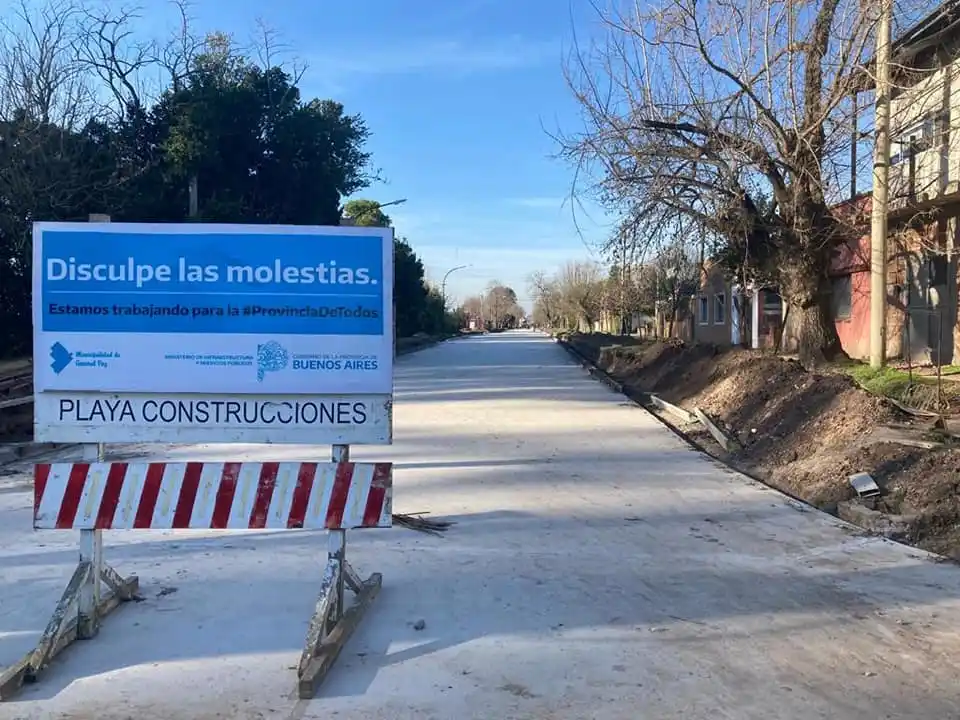 Ranchos: pavimentación de calles en Villanueva y Loma Verde