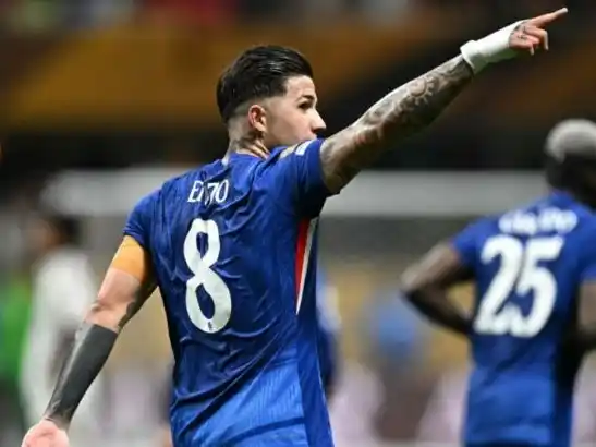 Enzo Fernández fue el primer futbolista argentino en convertir en el Mundial de Clubes