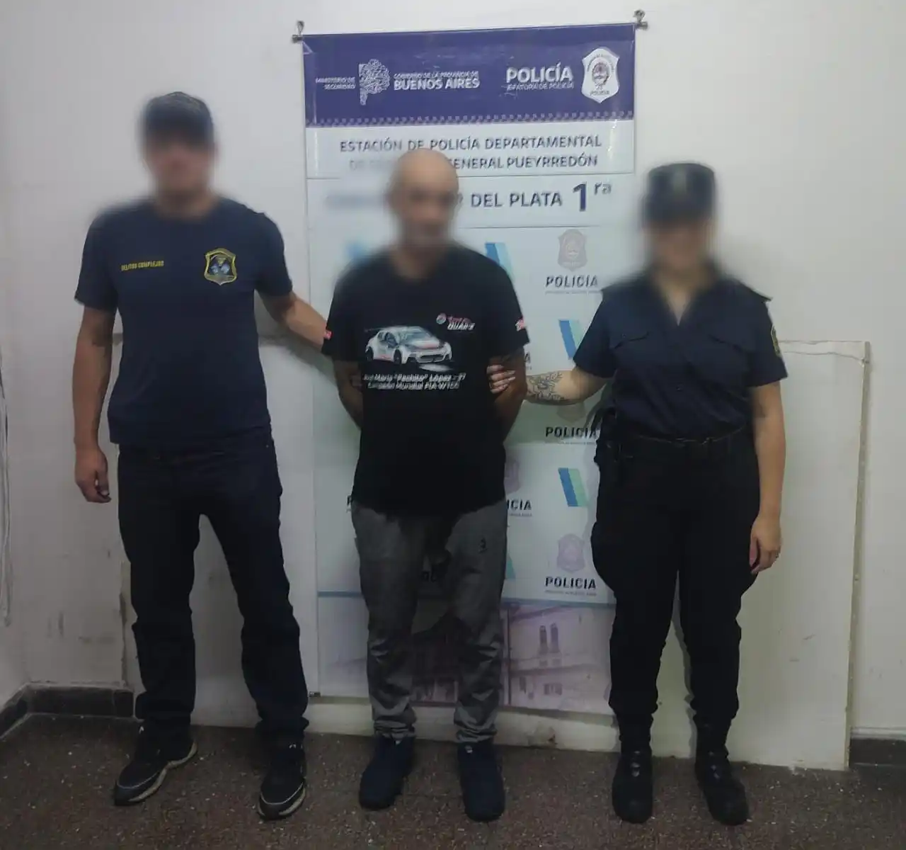 El hombre fue detenido en calle Ayacucho al 3400.