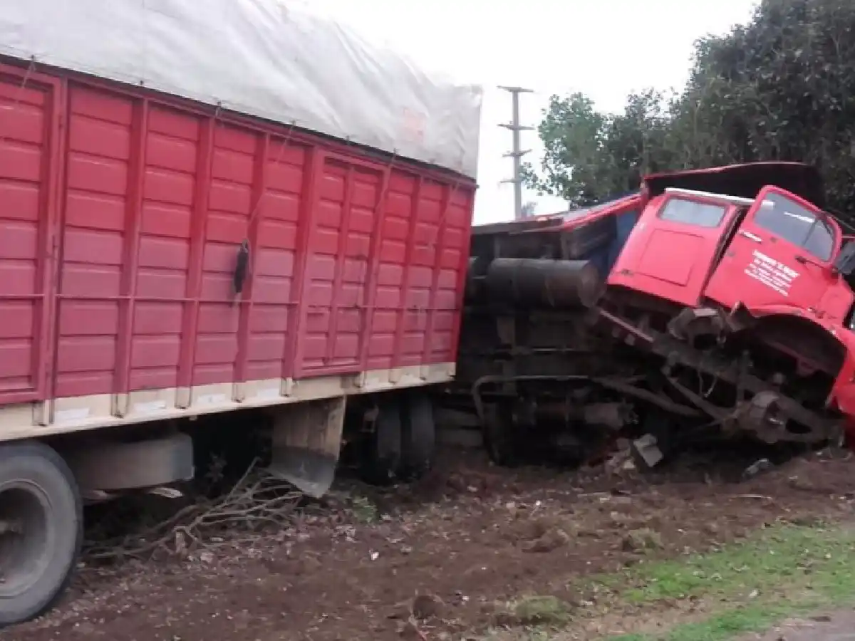 Ruta 158: triple choque deja un herido