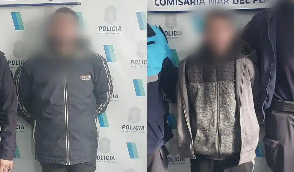 Los sujetos robaron varios elementos del interior de un auto.