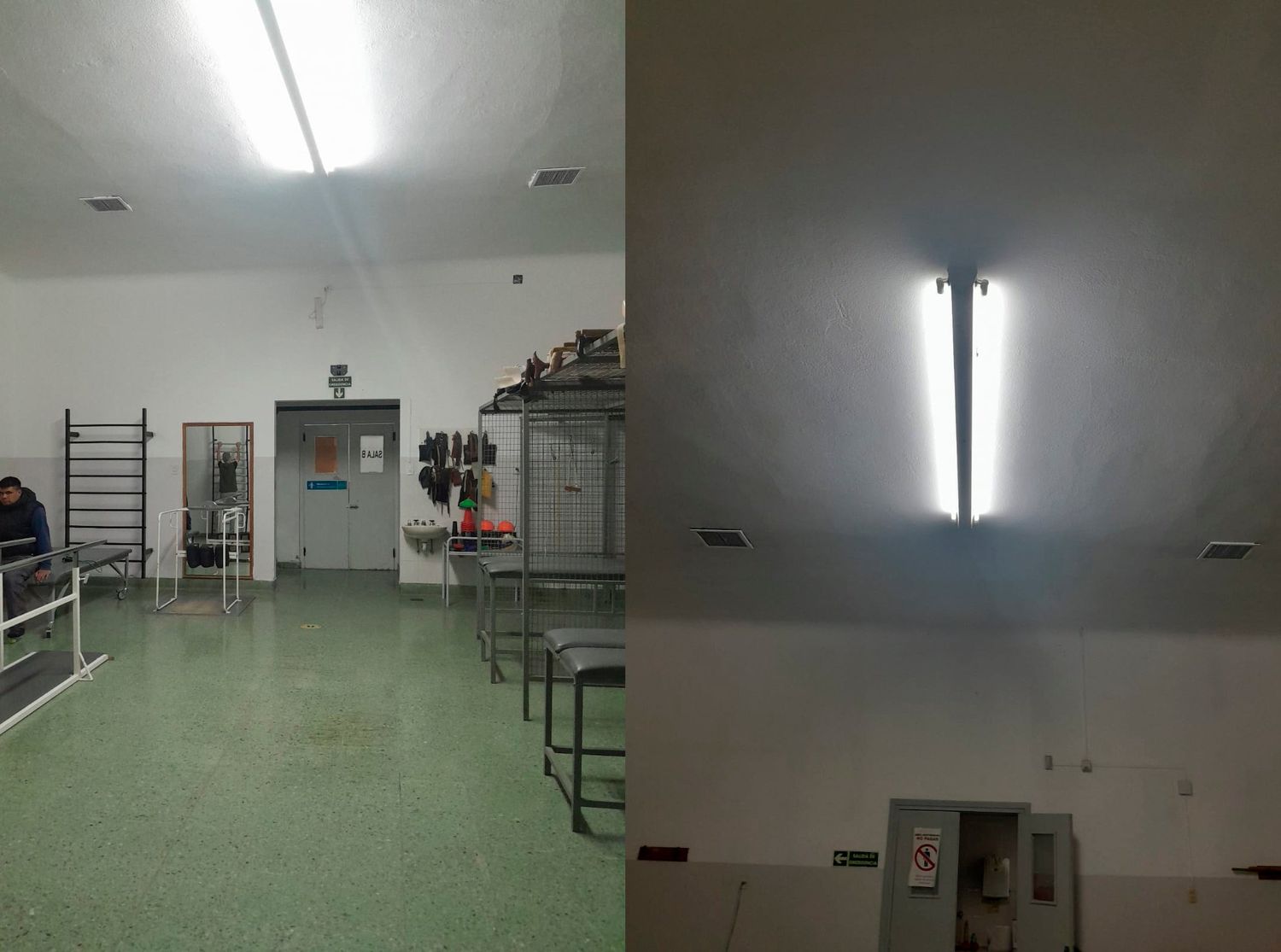 El hospital Irurzun tiene nueva luminaria gracias a una donación