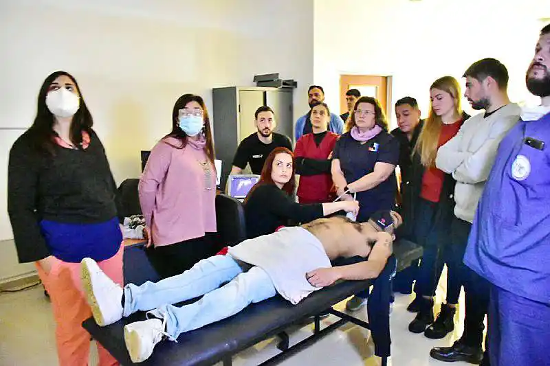 Se dictó un curso de ultrasonografía
en el Hospital Interdistrital Evita