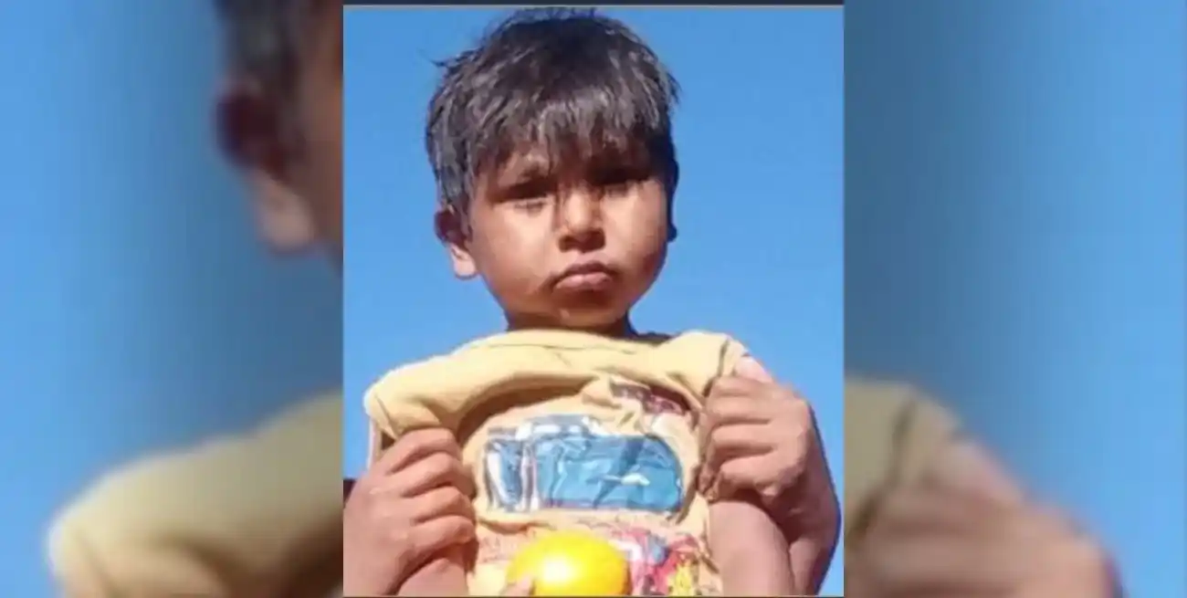 El menor de tres años que está desaparecido desde el 22 de febrero en Ballesteros Sud.