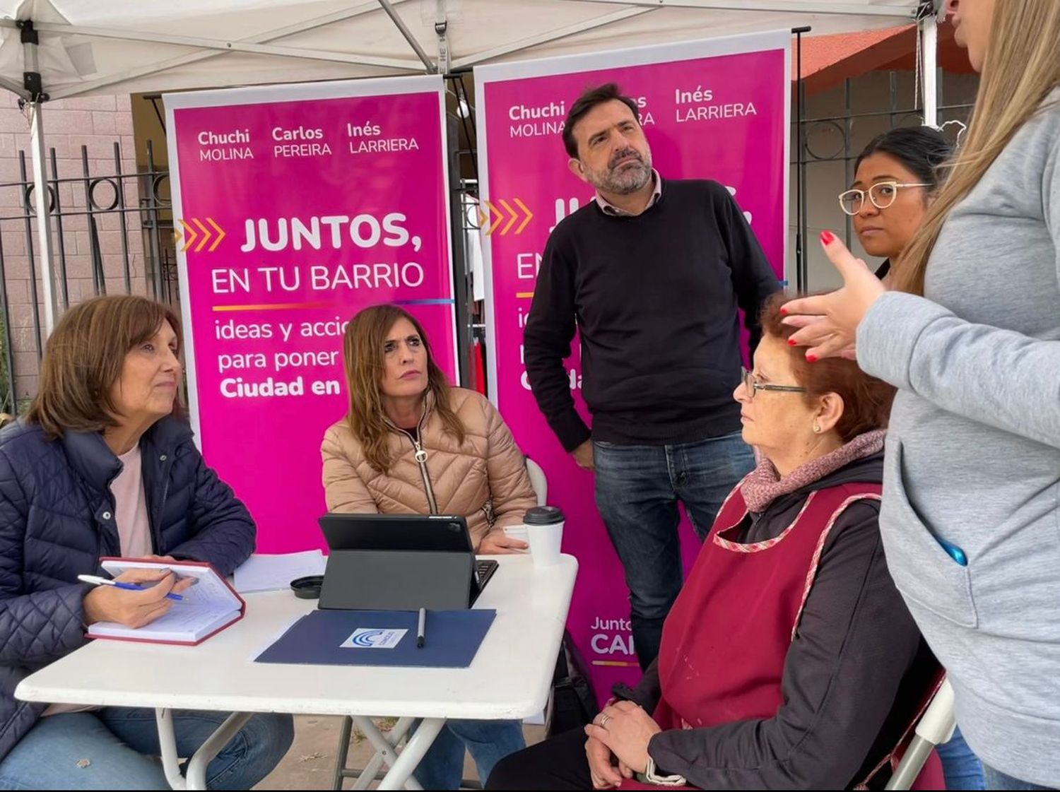 “Juntos en tu barrio”: en Las Flores se puso en marcha la propuesta de concejales de JxC