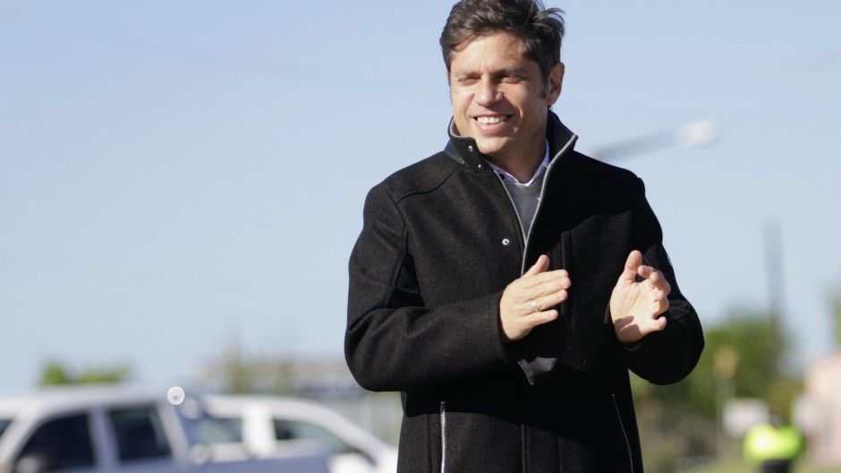 Kicillof cumple agenda en la Quinta Sección.