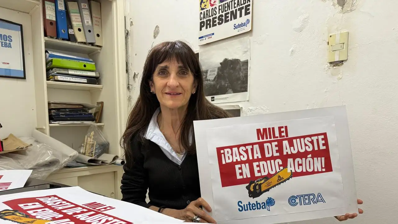 “La escuela pública no puede seguir esperando”, planteó Estela Sinópoli.