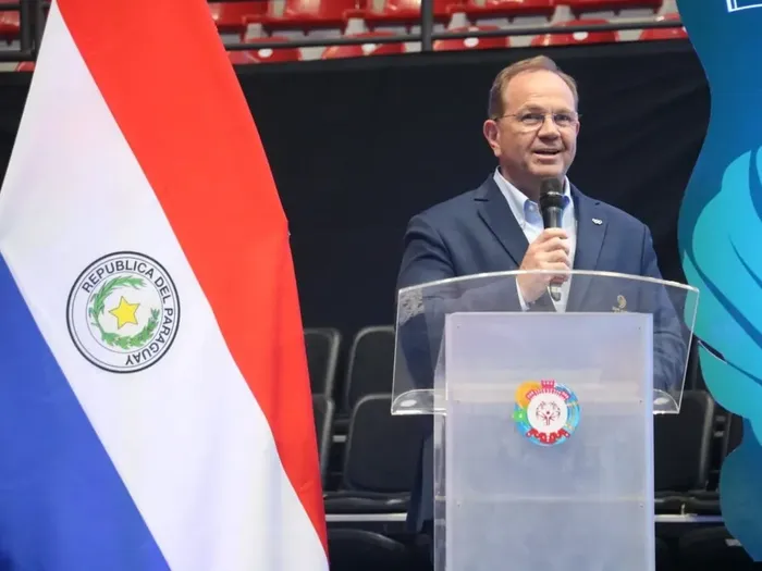 Camilo Pérez, presidente del Comité Olímpico Paraguayo.