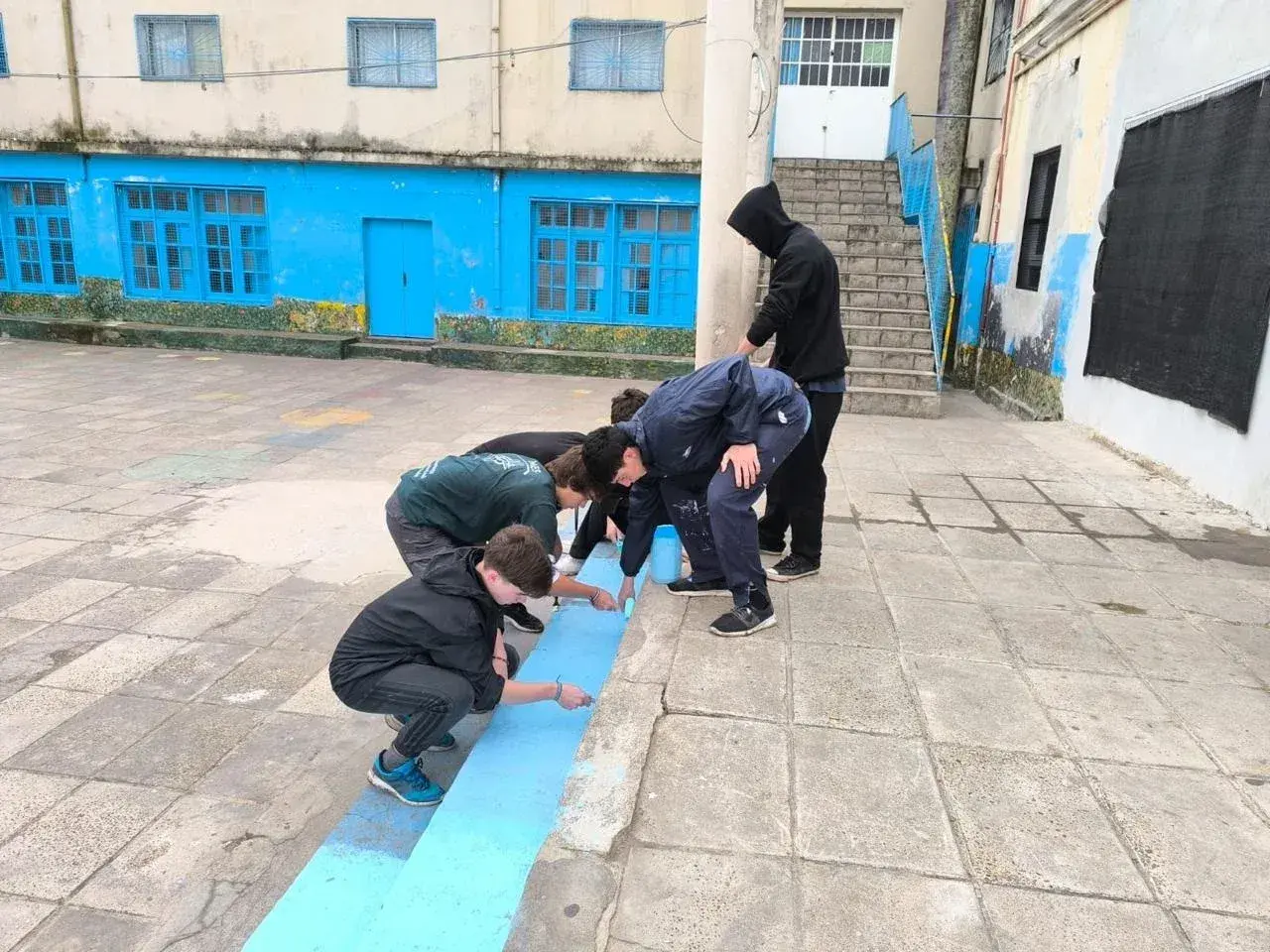 Alumnos de un colegio de Buenos Aires realizan un voluntariado en Concordia