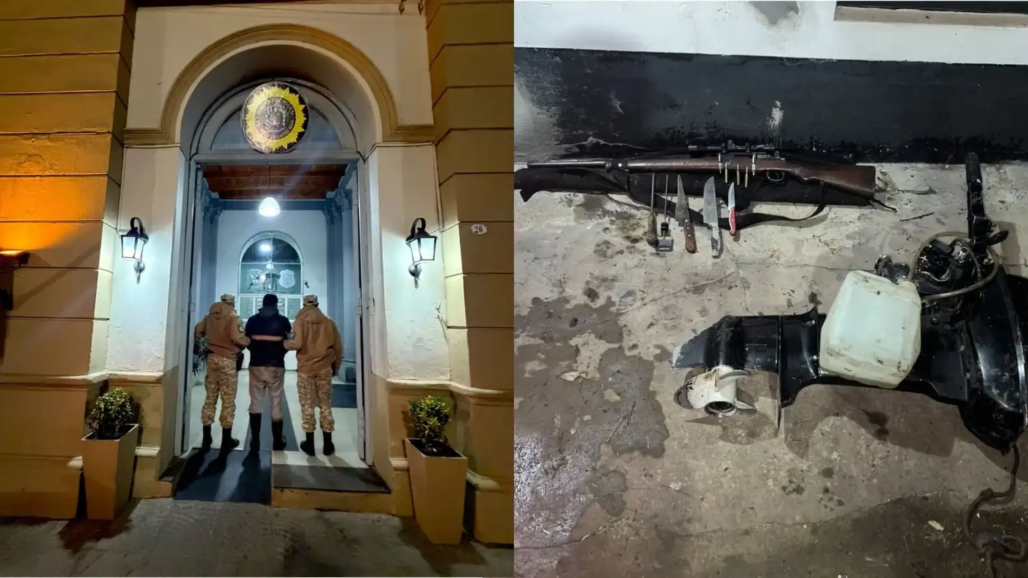 Secuestraron armas de fuego y detuvieron un cazador en Gualeguaychú