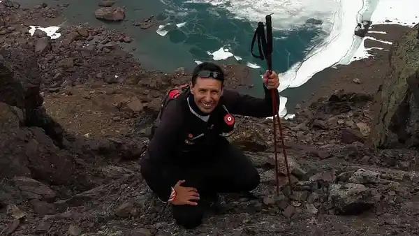 Murió el andinista que había caído en una grieta del volcán Lanín
