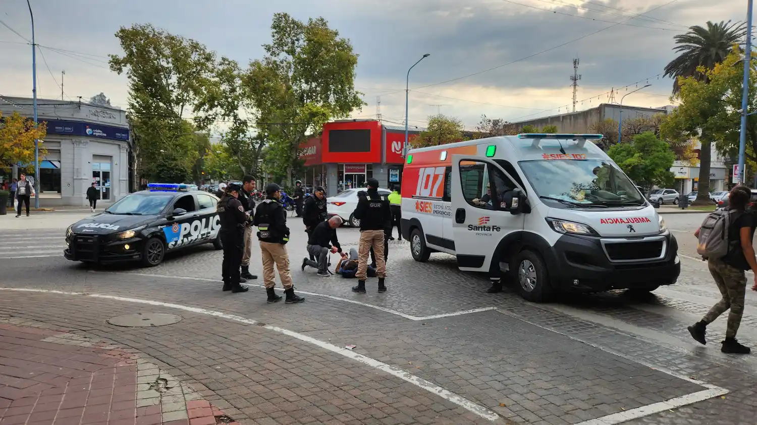 Accidente bici centro - 1
