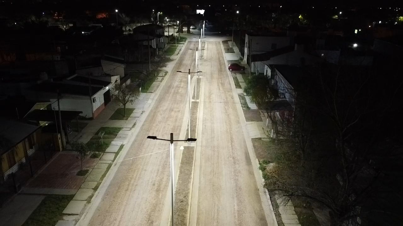 Sunchales avanza en su plan de iluminación LED