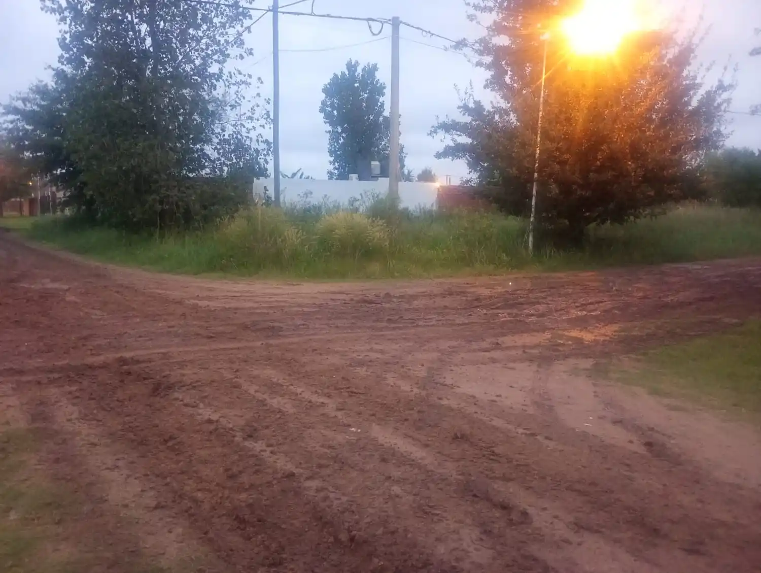 El estado de las calles durante los días de lluvia.