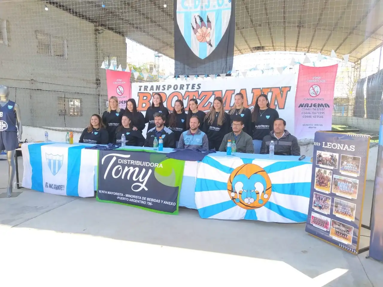 Juventud Unida presentó el equipo para la Liga Provincial de Básquet