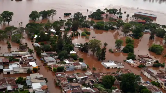 VIDEO: las tristes imágenes de Concordia desde el aire 