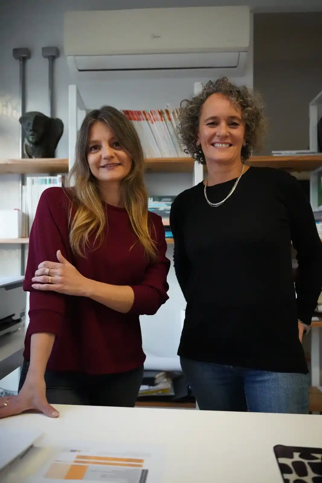 Eugenia Saldivia y Laura Marchese