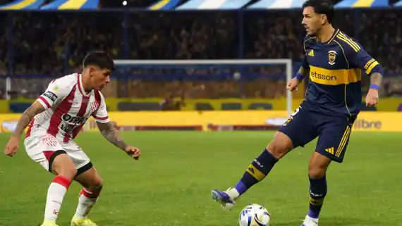 Boca encontró una mejoría y evitó la derrota con Unión