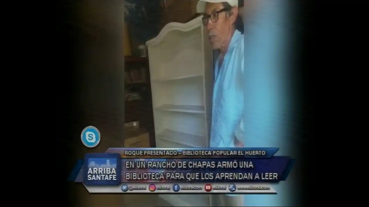 En un rancho de chapas armó una biblioteca
