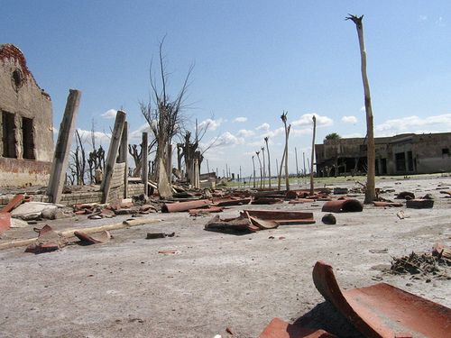 La UCR busca declarar Monumento Histórico provincial a las ruinas de Epecuén