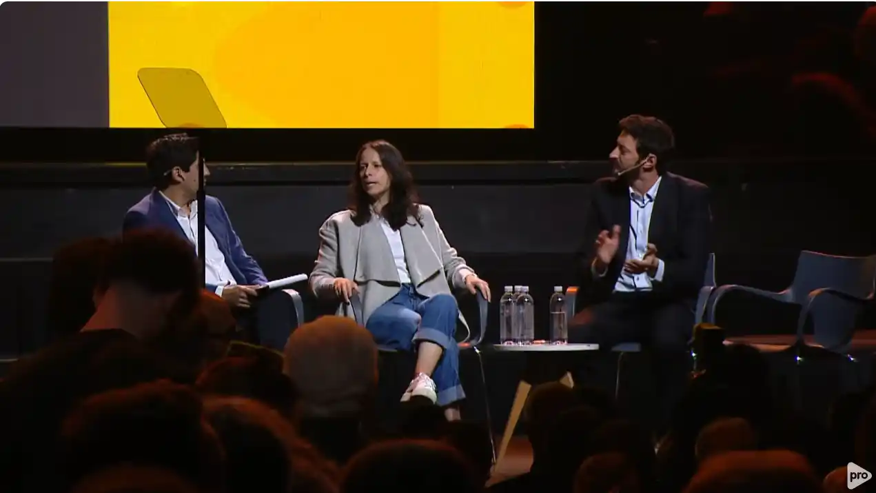 Soledad Martínez y Martín Yeza en el acto "Nuevo PRO".