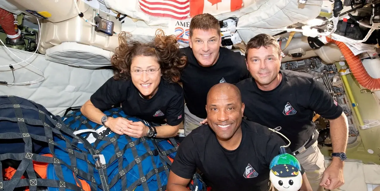 La tripulación de la misión Artemis II de la NASA.