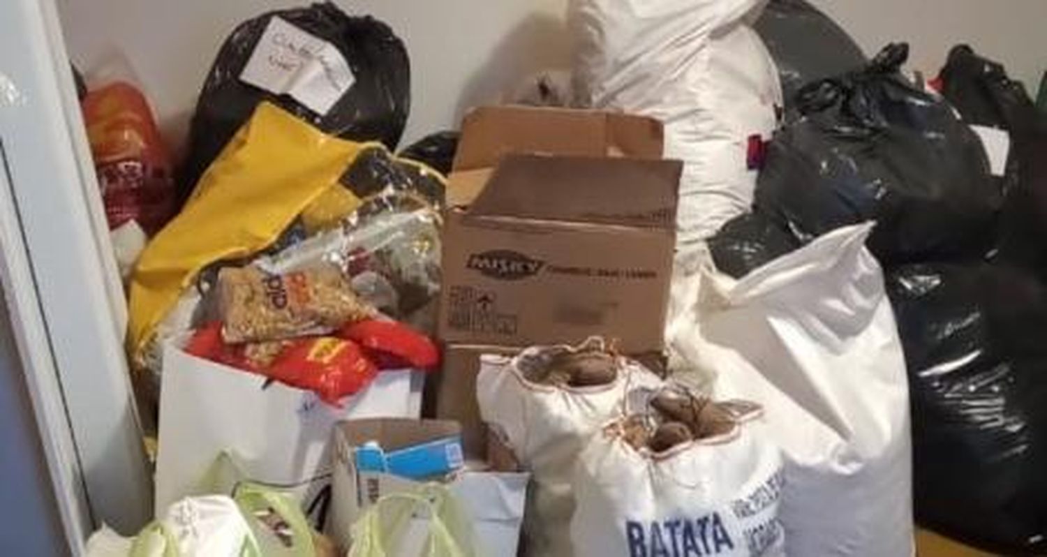 Sampedrino juntó mercadería para vecinos de Río Tala