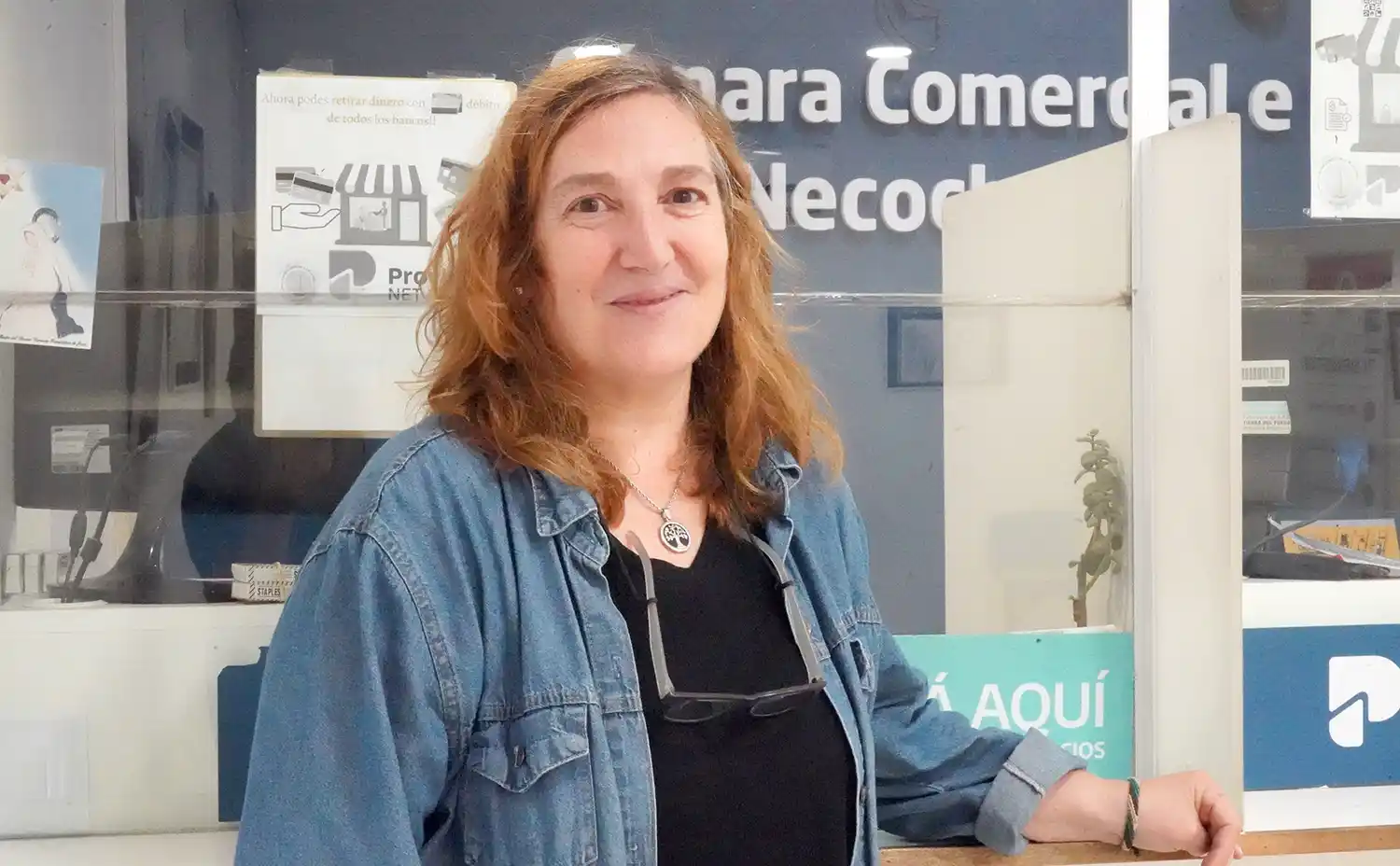 Agradecida. María Victoria García, por la confianza que depositó en ella la entidad de servicios
