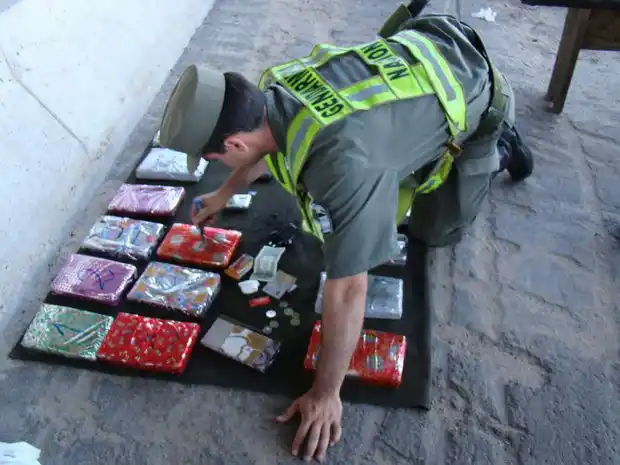 Secuestran 8 kilos y medio de cocaína