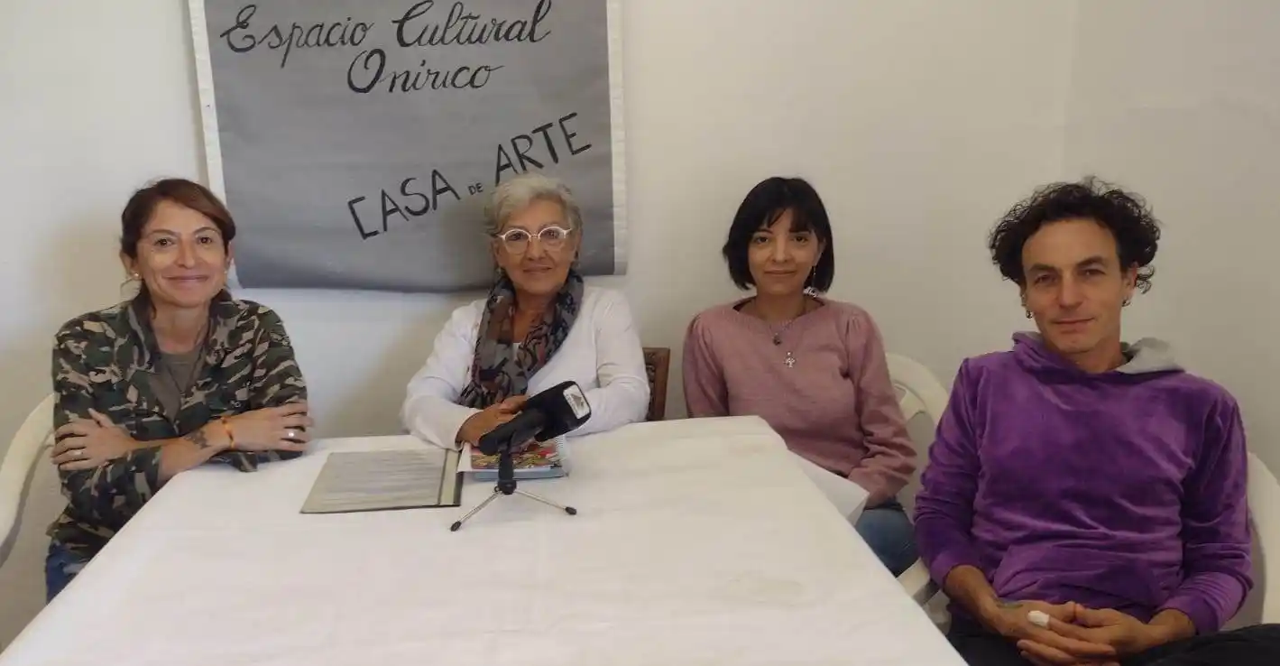 María Eva Valdez, Susana Castañares, Pina Fersen y Orlando Lalo Castellano