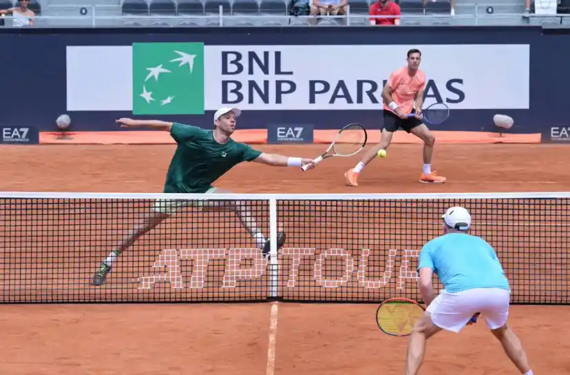 Zeballos y Granollers quedaron afuera en Roma