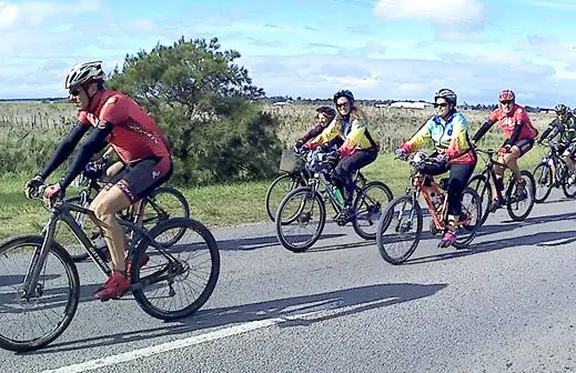 Efecto Mariposa realizó la primera bicicleteada solidaria