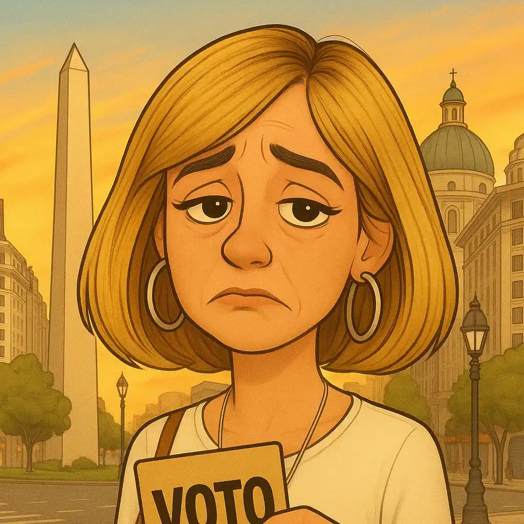 Con la boleta en la mano y el entusiasmo en algún lado... tal vez en el próximo turno electoral.