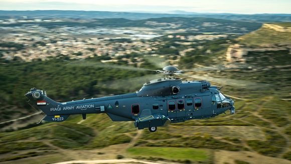 Llegan a Irak los dos primeros H225M Caracal para reemplazar a los Mi-17 de su Aviación del Ejército