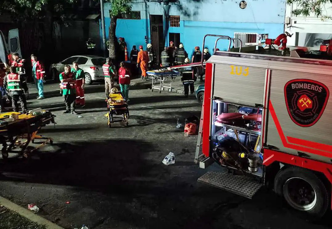 La crisis habitacional volvió a reflejarse tras el trágico derrumbe.