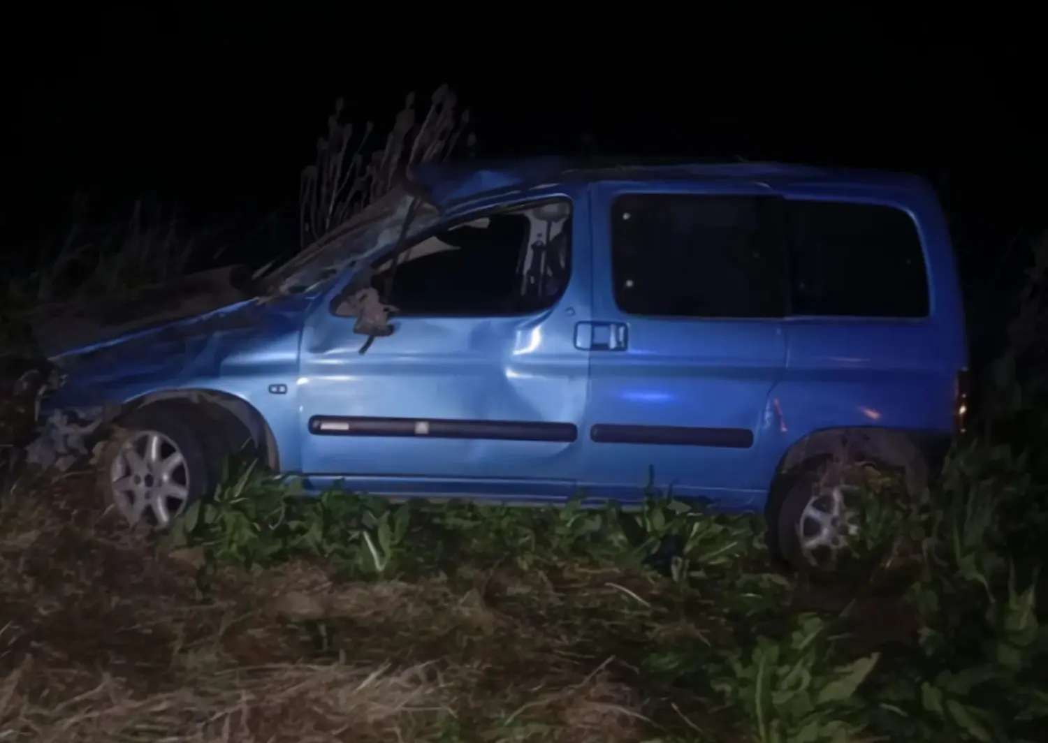 El accidente de tránsito ocurrió alrededor de las 22.00.