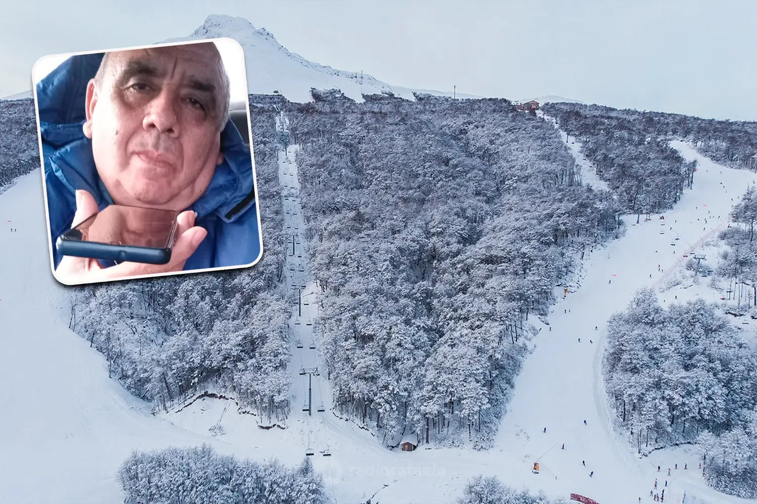 Norberto "Pucho" Arcos - rafaelino viviendo en Ushuaia y Stella Maris - su esposa | De Rafaela al “Fin del Mundo”: la historia de la familia que está viviendo en Ushuaia