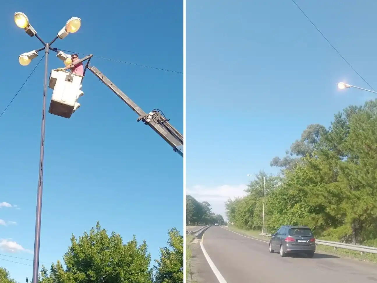 La municipalidad refuerza la seguridad y el alumbrado público en diversos puntos de la ciudad