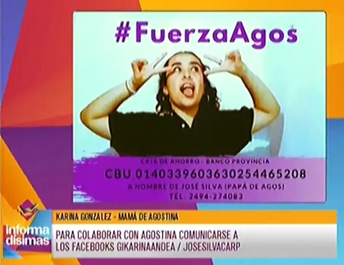 Agostina Silva fue diagnosticada con leucemia aguda y su familia pide colaboración
