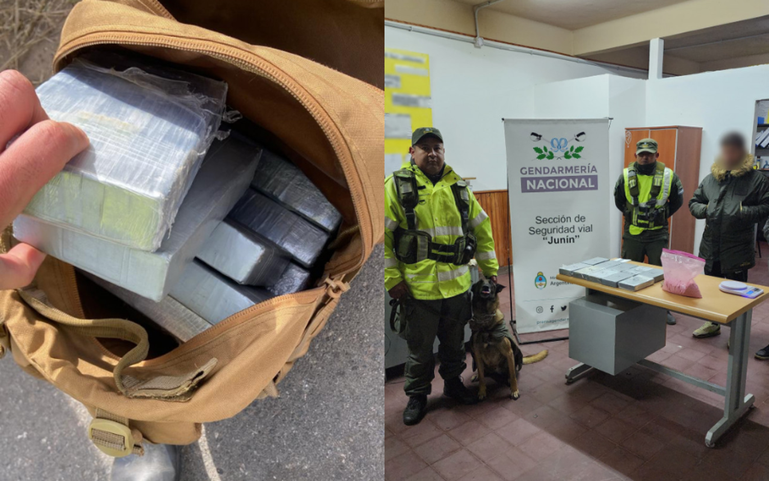 Un taxista fue detenido con 26 kilos de cocaína en ruta nacional 7, altura Junín