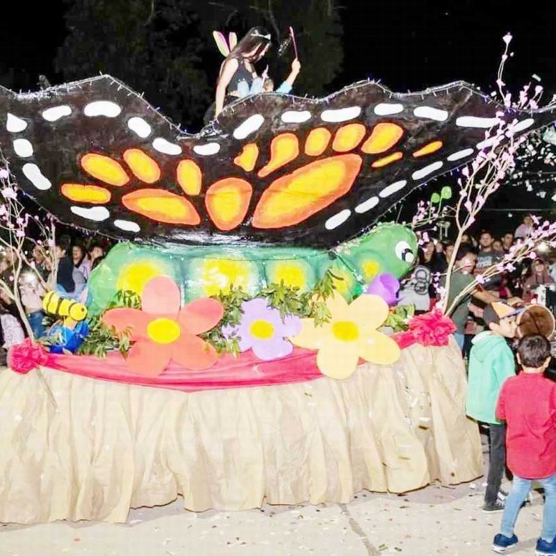 Estudiantina en Herradura: el sábado, desfile 
de carrozas con premios para las mejores