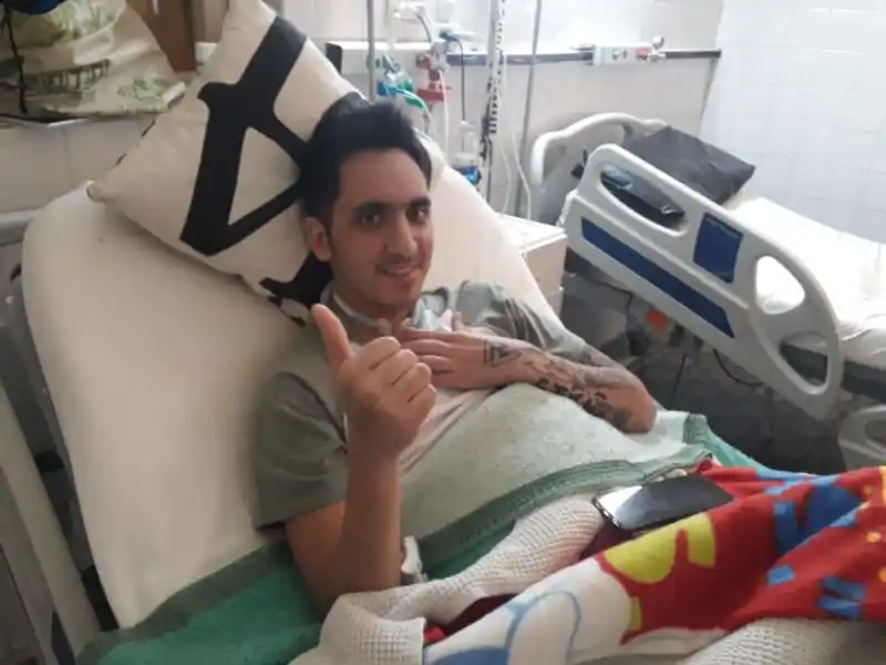 Joaquín Lezcano salió de terapia intensiva y está fuera de peligro